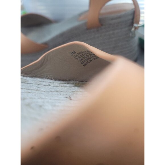 Antonio Melani Women's Size 8 M Sandals Cavaaa Leather Espadrille Wedges 347 - Picture 10 of 10